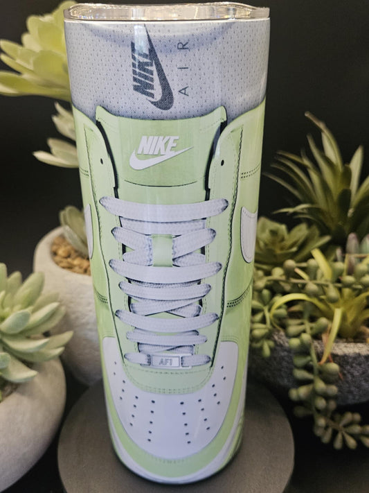 Sneaker Shoes Green 20oz Drink Tumbler