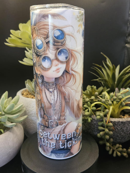 Steampunk Girl 20oz Drink Tumblers