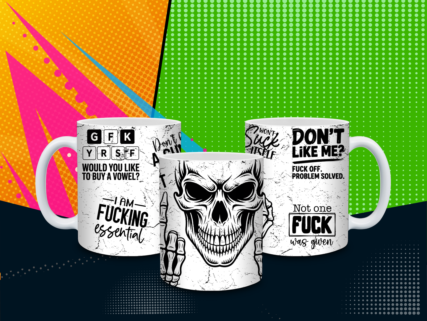 Sassy Skull Attitude Mug 01 – 11 oz