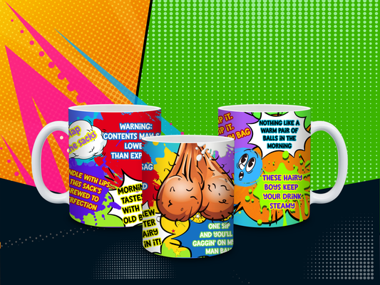 Hairy Old Balls Mug – 11oz of Steamy Attitude