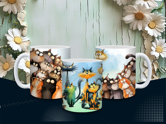 11oz Mug – Crazy Cat Lovers Mug