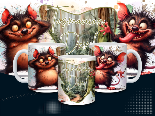 Cute Tasmanian Devils Mug – 11oz