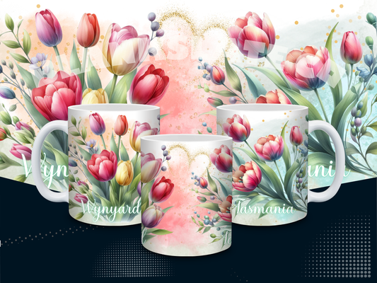Tulips Mug – Wynyard, Tasmania – 11oz