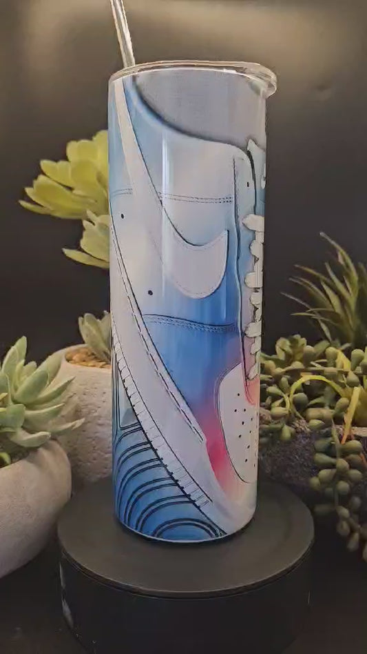 Sneaker Shoes Rainbow 20oz Drink Tumblers