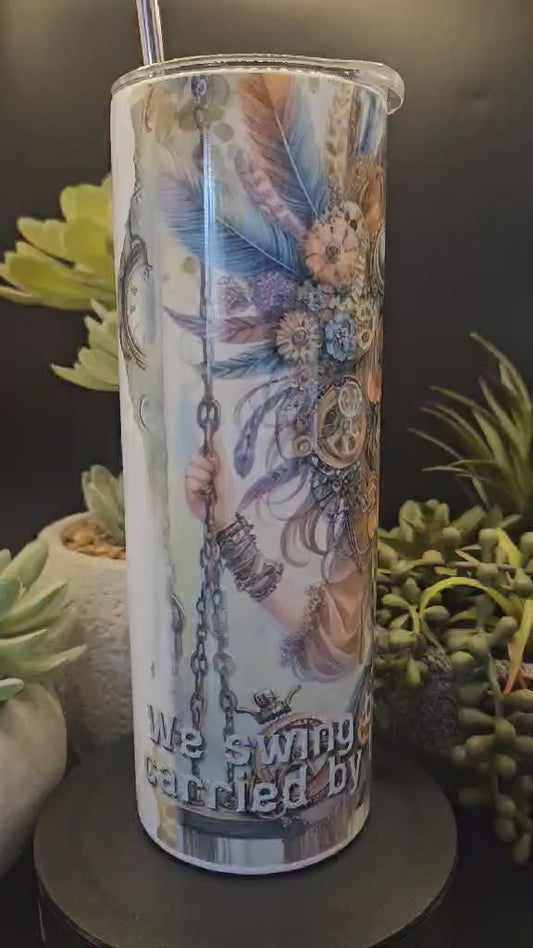 Steampunk Girl 20oz Drink Tumblers