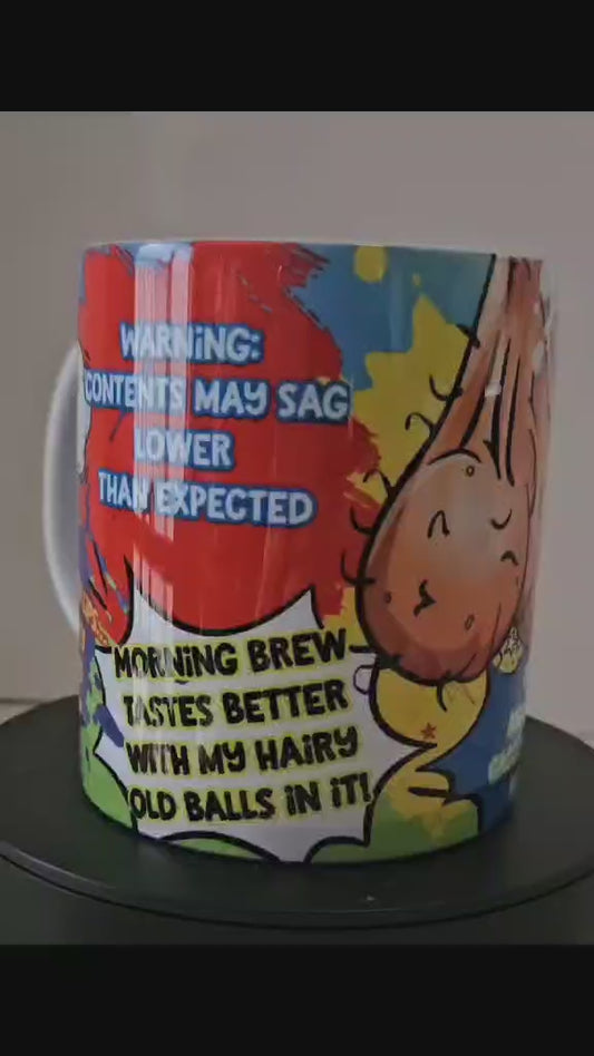 Hairy Old Balls Mug – 11oz of Steamy Attitude