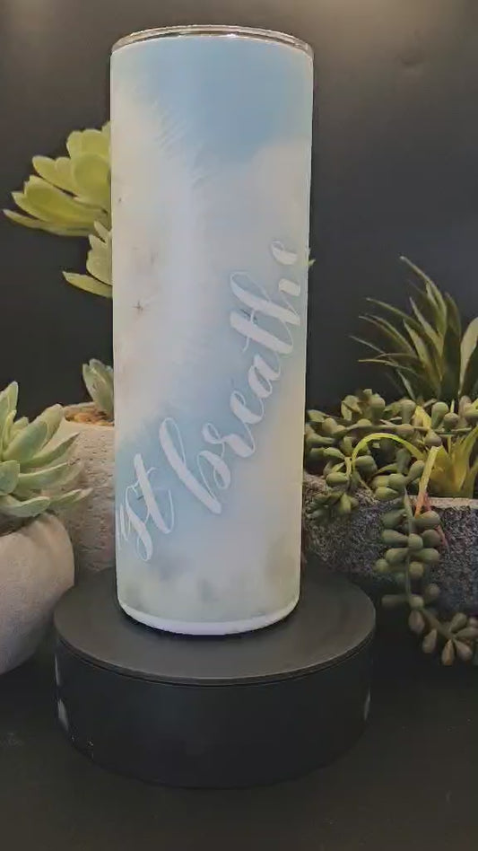 Glow-in-the-dark dandelion 20oz Drink Tumbler