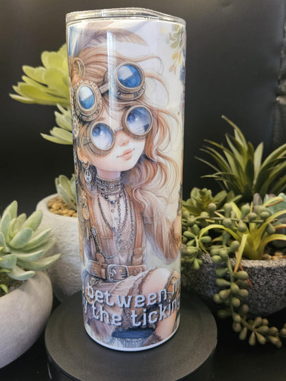 Steampunk Girl 20oz Drink Tumblers